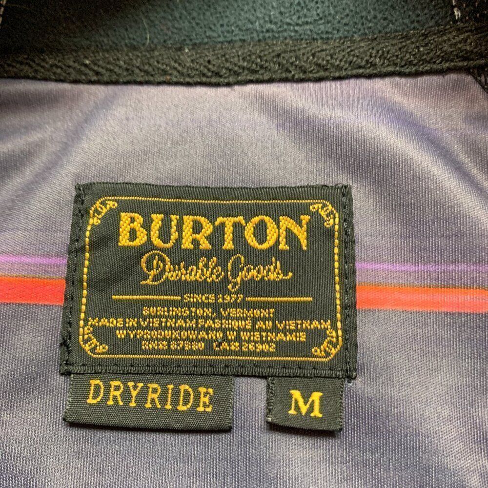 Burton Dryride Hoodie Womens Medium Black Outdoor Hike Run Camp Thumb Holes - Picture 8 of 13
